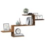 Engineered wood aged wall shelf 104x15x49 cm by , Shelves and shelves - Ref: Foro24-853207, Price: 22,99 €, Discount: %