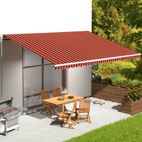 Replacement fabric for orange and brown awning 6x3.5 m by vidaXL, Awnings - Ref: Foro24-311964, Price: 100,93 €, Discount: %