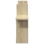 Wall shelves 2 units engineered wood Sonoma oak 38x12x38 cm by , Shelves and shelves - Ref: Foro24-853247, Price: 21,63 €, Di...