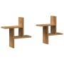 Wall shelves 2 units engineered wood artisan 38x12x38 cm by , Shelves and shelves - Ref: Foro24-853253, Price: 21,99 €, Disco...