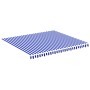 Spare fabric for blue and white awning 4x3.5 m by vidaXL, Awnings - Ref: Foro24-311918, Price: 61,03 €, Discount: %