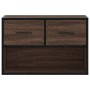 TV stand made of engineered wood and metal in brown oak color, measuring 60x31x39.5 cm. by , TV Furniture - Ref: Foro24-84891...