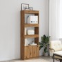 Handcrafted engineered oak wood tall sideboard 63x33x180 cm by , Bookcases and shelves - Ref: Foro24-3309608, Price: 108,90 €...