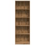 Estantería de madera de ingeniería roble artesanal 60x24x176 cm de , Librerías y estanterías - Ref: Foro24-857829, Precio: 70...