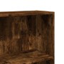 Engineered wood smoked oak bookshelf 80x24x143 cm by , Bookcases and shelves - Ref: Foro24-857848, Price: 68,99 €, Discount: %