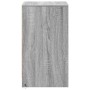 Bedside tables with LED lights 2 units engineered wood Sonoma gray by , Nightstands - Ref: Foro24-852009, Price: 96,52 €, Dis...