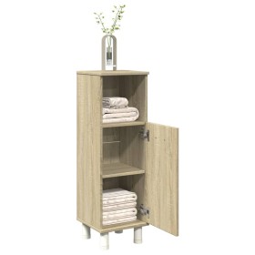 Badezimmerschrank aus Sonoma-Eiche in 30,5x30x95 cm. von , Badezimmermöbel - Ref: Foro24-849630, Preis: 52,30 €, Rabatt: %