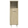 Badezimmerschrank aus Sonoma-Eiche in 30,5x30x95 cm. von , Badezimmermöbel - Ref: Foro24-849630, Preis: 52,21 €, Rabatt: %