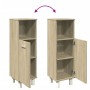 Badezimmerschrank aus Sonoma-Eiche in 30,5x30x95 cm. von , Badezimmermöbel - Ref: Foro24-849630, Preis: 52,21 €, Rabatt: %