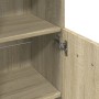 Engineered wood bathroom cabinet in Sonoma oak, 30.5x30x95 cm. by , Bathroom furniture - Ref: Foro24-849630, Price: 52,21 €, ...