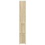 Armario de baño madera contrachapada roble Sonoma 25x26,5x170cm de , Muebles de baño - Ref: Foro24-849653, Precio: 62,86 €, D...