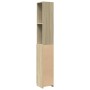 Armario de baño madera contrachapada roble Sonoma 25x26,5x170cm de , Muebles de baño - Ref: Foro24-849653, Precio: 62,86 €, D...