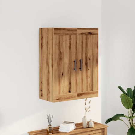 Engineered oak wood artisan wall cabinet 69.5x34x90 cm by , Sideboards - Ref: Foro24-857313, Price: 76,99 €, Discount: %