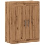 Engineered oak wood artisan wall cabinet 69.5x34x90 cm by , Sideboards - Ref: Foro24-857313, Price: 76,99 €, Discount: %