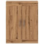 Engineered oak wood artisan wall cabinet 69.5x34x90 cm by , Sideboards - Ref: Foro24-857313, Price: 76,99 €, Discount: %