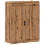 Engineered oak wood artisan wall cabinet 69.5x34x90 cm by , Sideboards - Ref: Foro24-857311, Price: 75,99 €, Discount: %