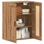 Engineered oak wood artisan wall cabinet 69.5x34x90 cm by , Sideboards - Ref: Foro24-857311, Price: 75,99 €, Discount: %