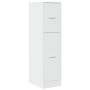 Engineered wood white medicine cabinet 30x41x118 cm by , Lockers and storage cabinets - Ref: Foro24-855160, Price: 89,79 €, D...