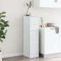 Engineered wood white medicine cabinet 30x41x118 cm by , Lockers and storage cabinets - Ref: Foro24-855160, Price: 78,01 €, D...