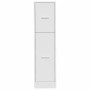 Engineered wood white medicine cabinet 30x41x118 cm by , Lockers and storage cabinets - Ref: Foro24-855160, Price: 78,01 €, D...