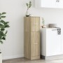 Engineered wood medicine cabinet in Sonoma oak, 30x41x118 cm. by , Lockers and storage cabinets - Ref: Foro24-855162, Price: ...