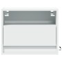 Mesita de noche de pared con luces LED blanco de , Mesitas de noche - Ref: Foro24-852061, Precio: 55,89 €, Descuento: %