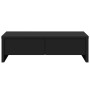 Soporte de monitor con cajones madera negro 50x27x15 cm de , Bases y elevadores para ordenadores - Ref: Foro24-854662, Precio...