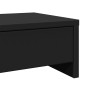 Soporte de monitor con cajones madera negro 50x27x15 cm de , Bases y elevadores para ordenadores - Ref: Foro24-854662, Precio...