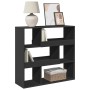 Black shelving/space divider 100x33x94.5 cm by , Bookcases and shelves - Ref: Foro24-854437, Price: 84,03 €, Discount: %