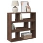 Brown oak shelving/space divider 100x33x94.5 cm by , Bookcases and shelves - Ref: Foro24-854442, Price: 84,03 €, Discount: %