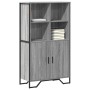 Aparador alto madera ingeniería gris Sonoma 79,5x35,5x137,5 cm de , Aparadores - Ref: Foro24-3295310, Precio: 164,08 €, Descu...