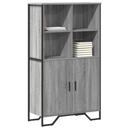 Tall gray Sonoma wood engineered dresser 79.5x35.5x137.5 cm by , Sideboards - Ref: Foro24-3295310, Price: 152,31 €, Discount: %