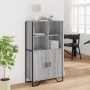 Tall gray Sonoma wood engineered dresser 79.5x35.5x137.5 cm by , Sideboards - Ref: Foro24-3295310, Price: 152,31 €, Discount: %