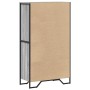 Aparador alto madera ingeniería gris Sonoma 79,5x35,5x137,5 cm de , Aparadores - Ref: Foro24-3295310, Precio: 164,08 €, Descu...