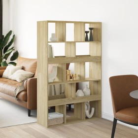 Room divider in Sonoma oak wood 100x33x156.5 cm by , Bookcases and shelves - Ref: Foro24-3309530, Price: 140,99 €, Discount: %