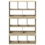 Room divider in Sonoma oak wood 100x33x156.5 cm by , Bookcases and shelves - Ref: Foro24-3309530, Price: 140,23 €, Discount: %