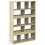 Room divider in Sonoma oak wood 100x33x156.5 cm by , Bookcases and shelves - Ref: Foro24-3309530, Price: 140,23 €, Discount: %