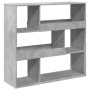 Estantería de madera ingeniería gris hormigón 100x33x94,5 cm de , Librerías y estanterías - Ref: Foro24-3309477, Precio: 82,9...