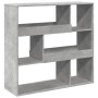 Estantería de madera ingeniería gris hormigón 100x33x94,5 cm de , Librerías y estanterías - Ref: Foro24-3309477, Precio: 82,9...