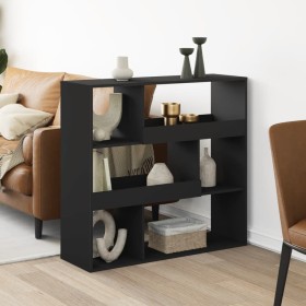 Engineered wood black shelf 100x33x94.5 cm by , Bookcases and shelves - Ref: Foro24-3309475, Price: 84,99 €, Discount: %