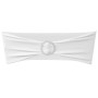 Moño decorativo elástico para sillas con hebilla 25 pzas Blanco de , Fundas - Ref: Foro24-130345, Precio: 30,86 €, Descuento: %