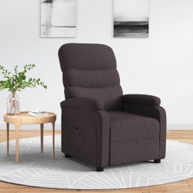 Dark brown fabric recliner by , Armchairs - Ref: Foro24-344895, Price: 180,99 €, Discount: %