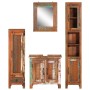 Set of 4-piece solid reclaimed wood bathroom furniture by , Bathroom furniture - Ref: Foro24-352785, Price: 792,09 €, Discoun...