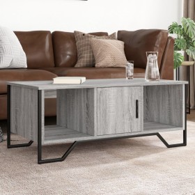 Mesa de centro madera de ingeniería gris Sonoma 100x51x40 cm de , Mesas de centro - Ref: Foro24-848492, Precio: 89,99 €, Desc...