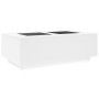 Mesa de centro con LED Infinity blanca 116x69x40 cm de , Mesas de centro - Ref: Foro24-3284056, Precio: 238,53 €, Descuento: %