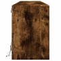 Wall-mounted TV unit with LED in smoked oak, 180x31x45 cm. by , TV Furniture - Ref: Foro24-3307944, Price: 171,54 €, Discount: %