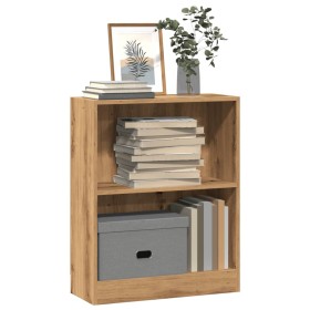 Craftsman oak engineered wood bookshelf 60x24x76 cm by , Bookcases and shelves - Ref: Foro24-855905, Price: 39,33 €, Discount: %