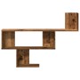 Aged engineered wood wall shelf 100x15x70 cm by , Shelves and shelves - Ref: Foro24-853198, Price: 31,74 €, Discount: %