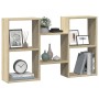 Engineered oak Sonoma wall shelf 96x18x60 cm by , Shelves and shelves - Ref: Foro24-853229, Price: 39,26 €, Discount: %