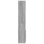 Aparador alto madera de ingeniería gris Sonoma 63x33x180 cm de , Librerías y estanterías - Ref: Foro24-3309605, Precio: 135,9...